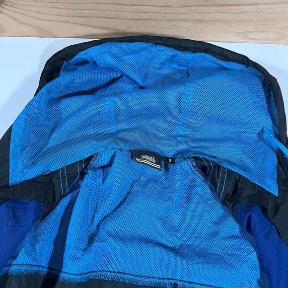 Vintage Lonsdale London Black Blue Full Zip Windbreaker Jacket Men's Size Small - Picture 8 of 10